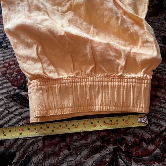 High Waisted Yellow Summer Staple Shorts - Picture 13 of 16